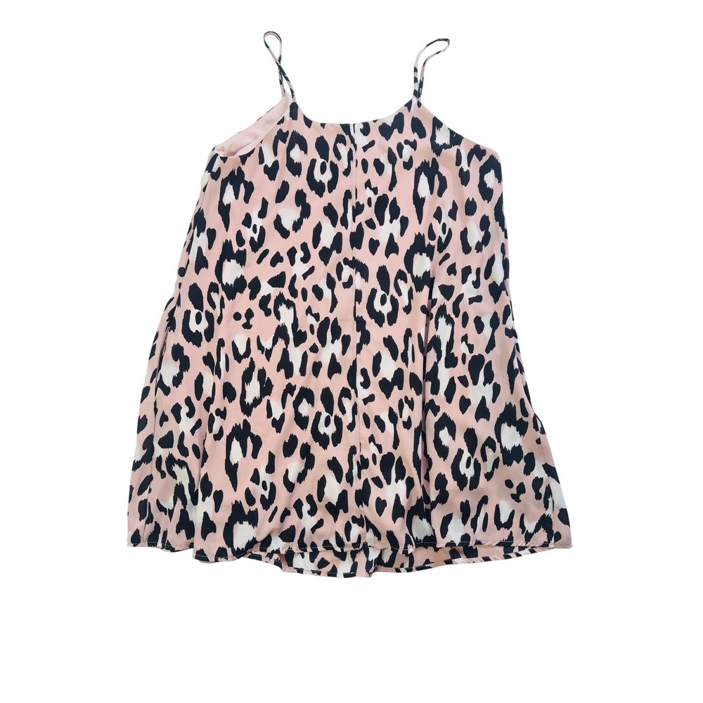 Peach‎ Love California Pink Leopard Minidress Camisole Tank Top Made in USA - Picture 2 of 7